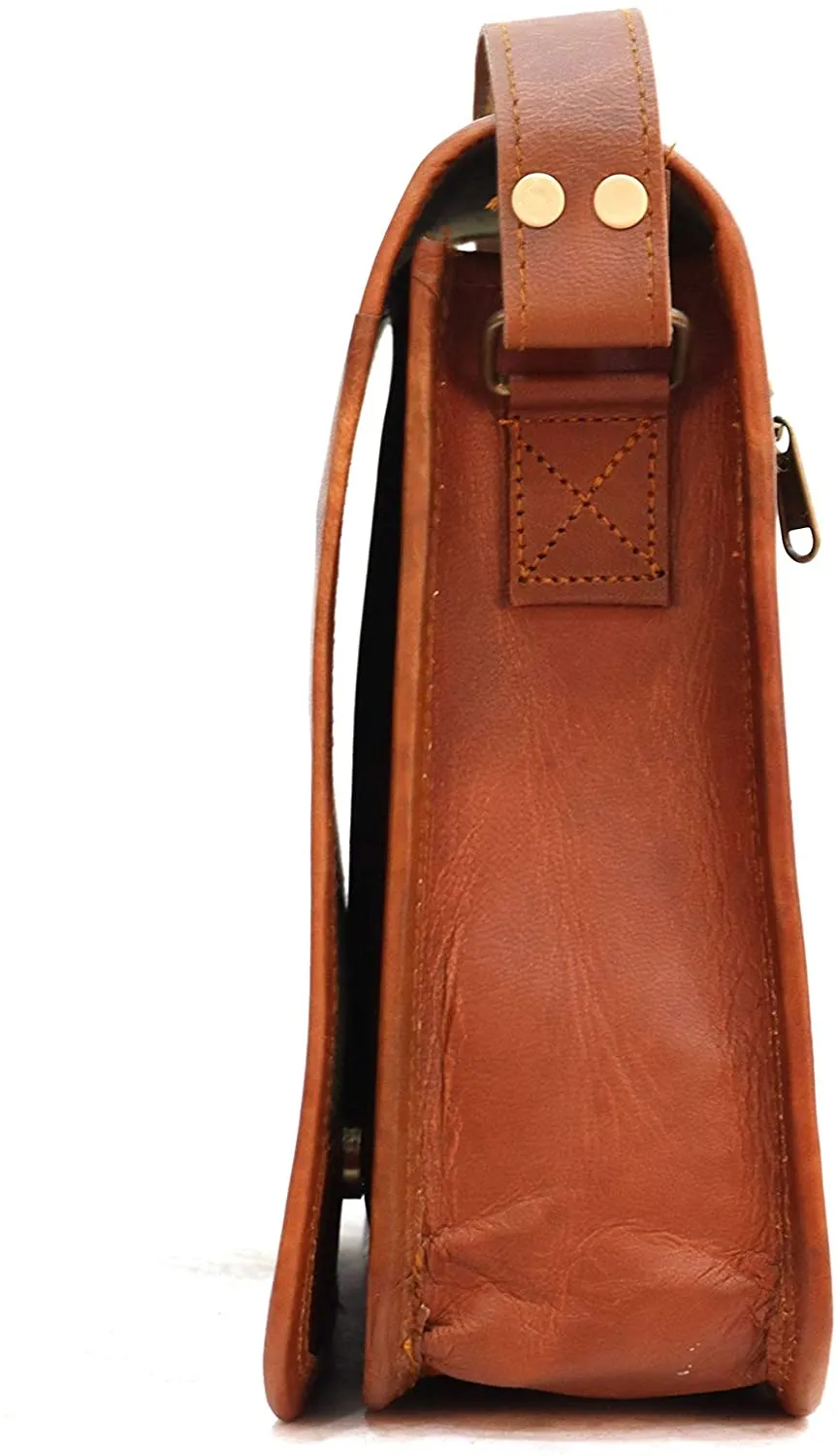 11 inch Small Handmade Crossbody Shoulder Leather Bag