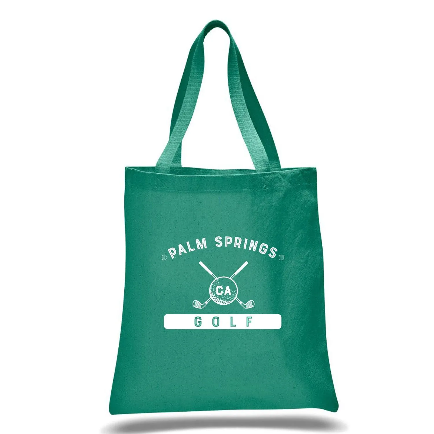 12 Oz. Colored Canvas Simple Tote Bag Printed with a Customizable TOWN SPORT COLLECTION Design