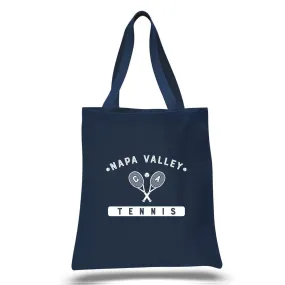 12 Oz. Colored Canvas Simple Tote Bag Printed with a Customizable TOWN SPORT COLLECTION Design