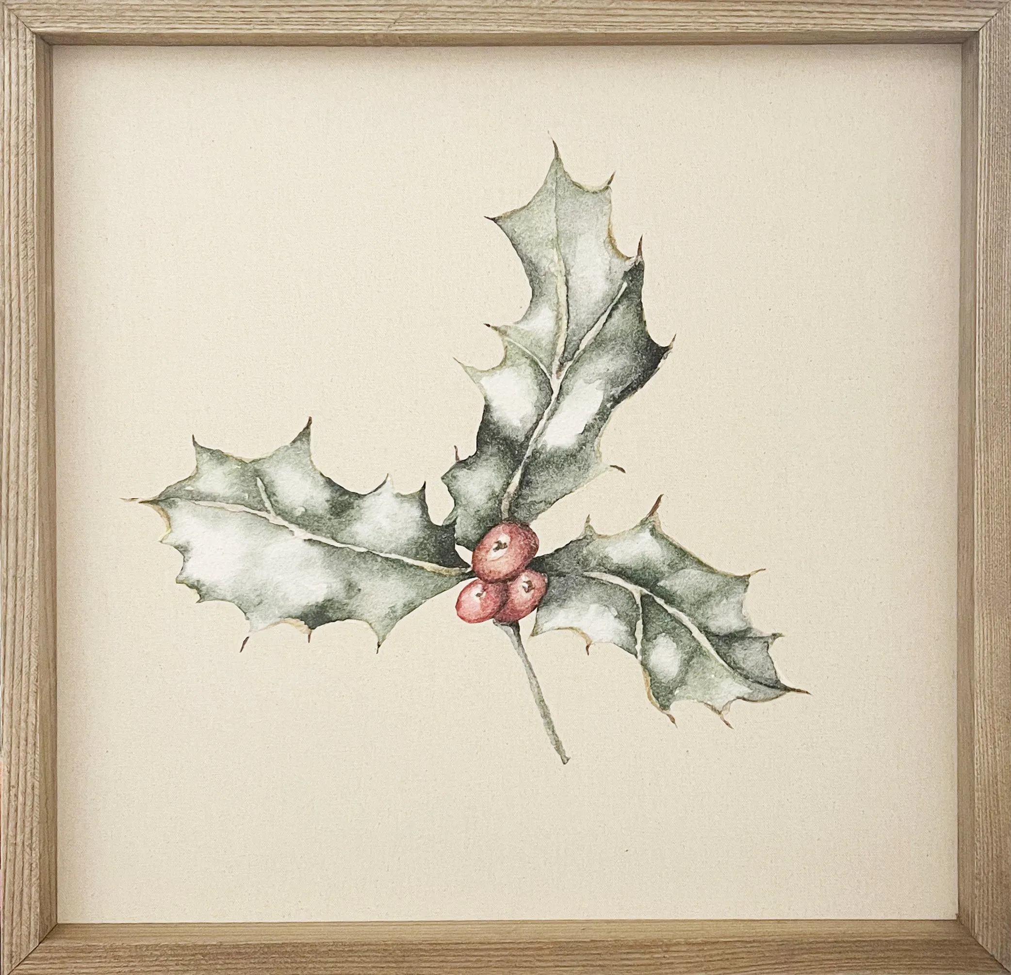 24x24 Textured Holly