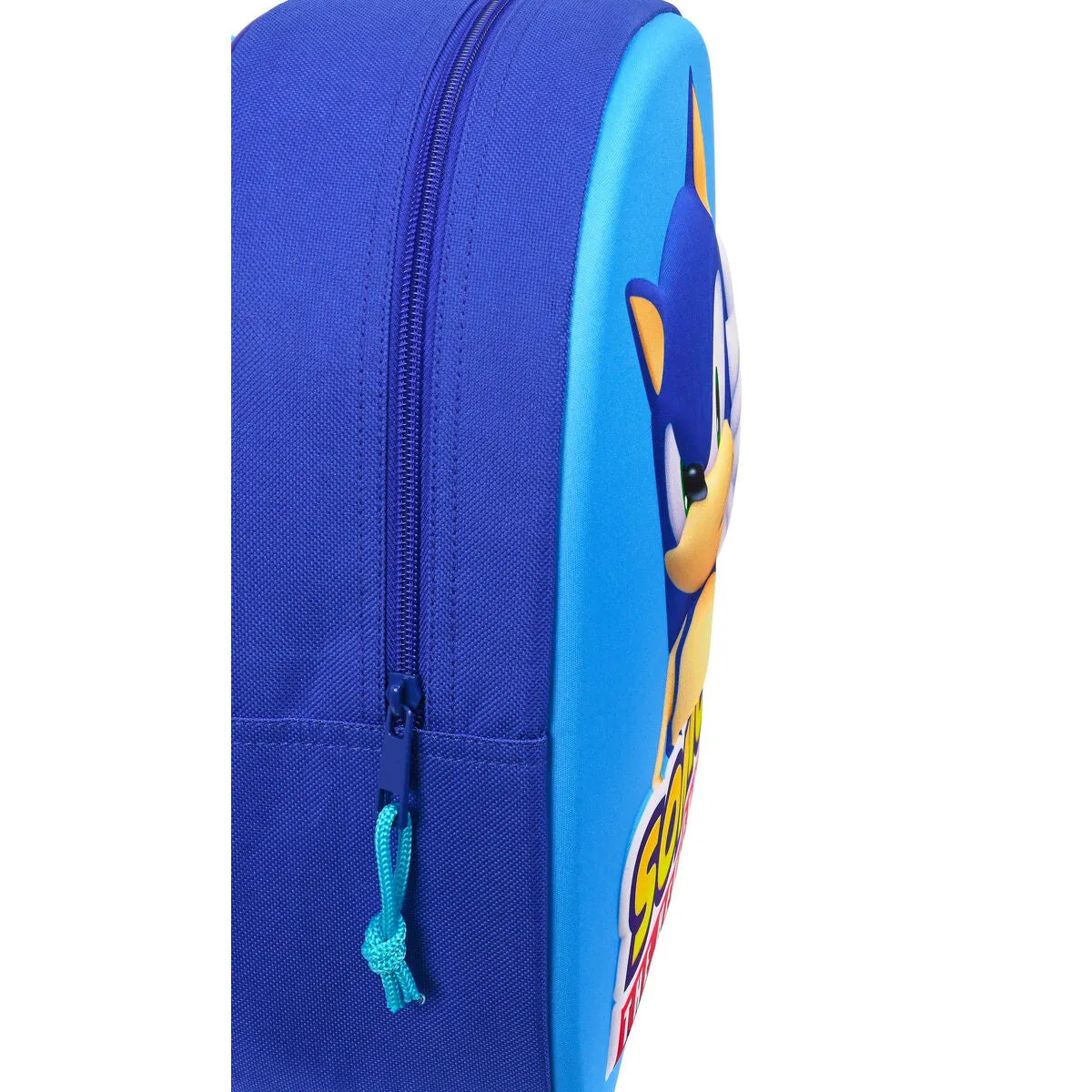 3D School Bag Sonic Speed Blue 27 x 33 x 10 cm