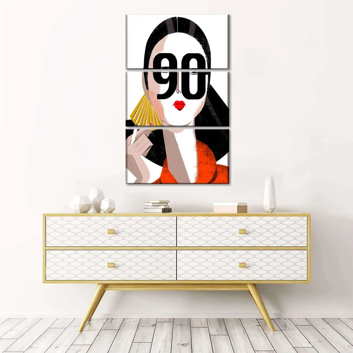 90's China Girl Wall Art