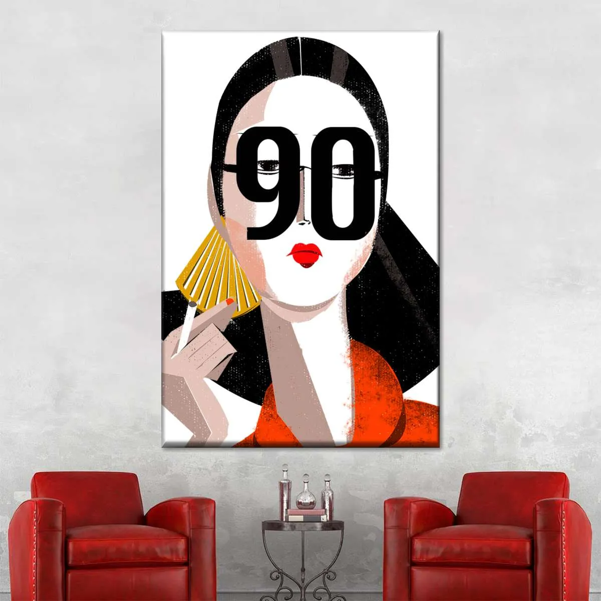 90's China Girl Wall Art