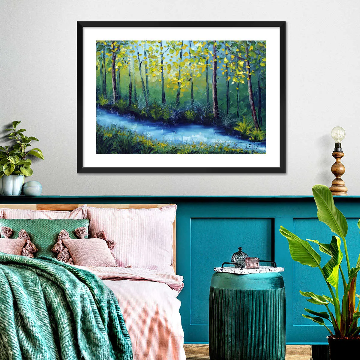 A Blue River Wall Art