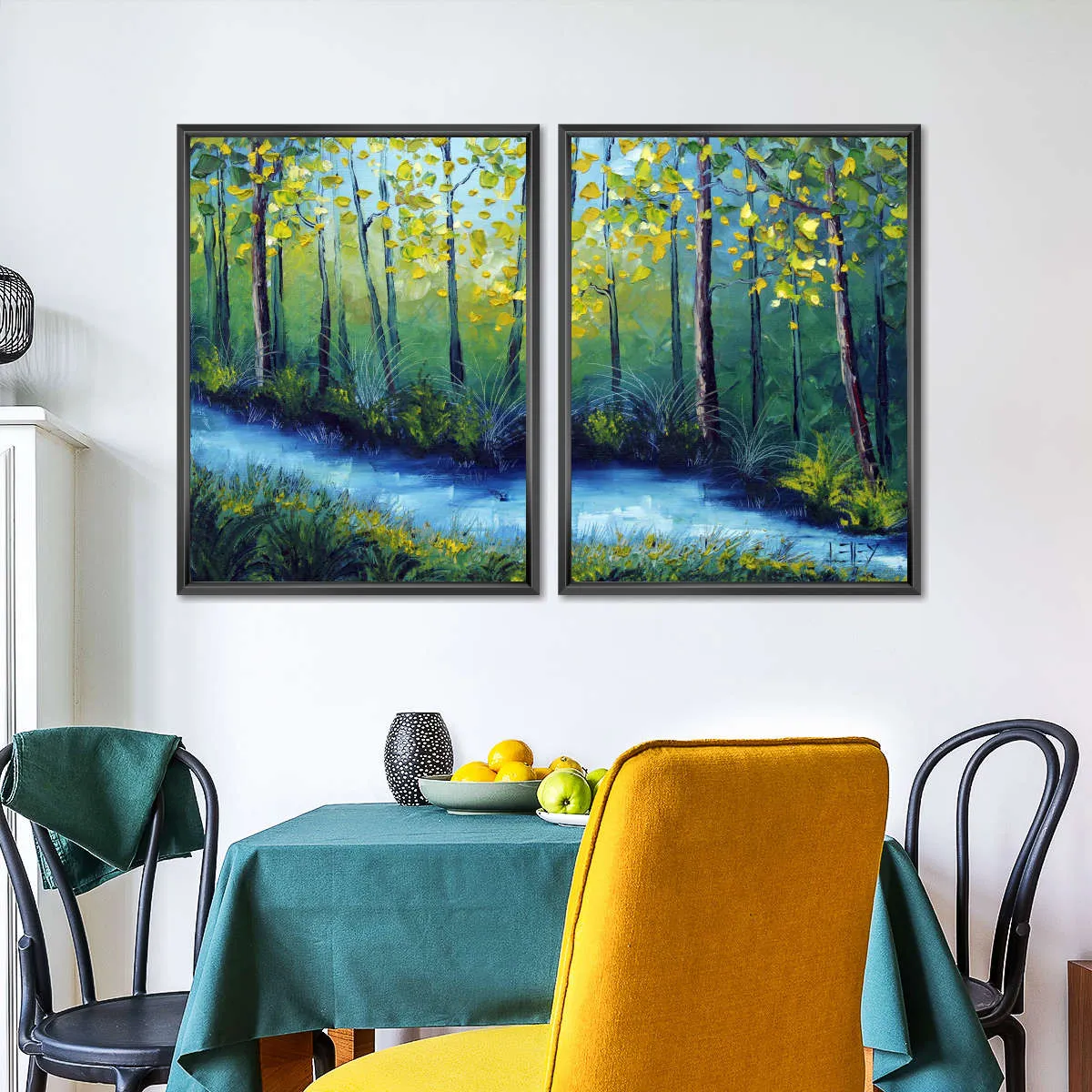 A Blue River Wall Art