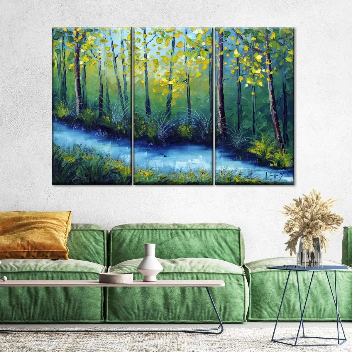 A Blue River Wall Art