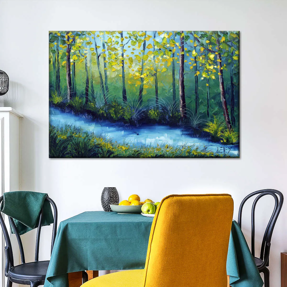 A Blue River Wall Art