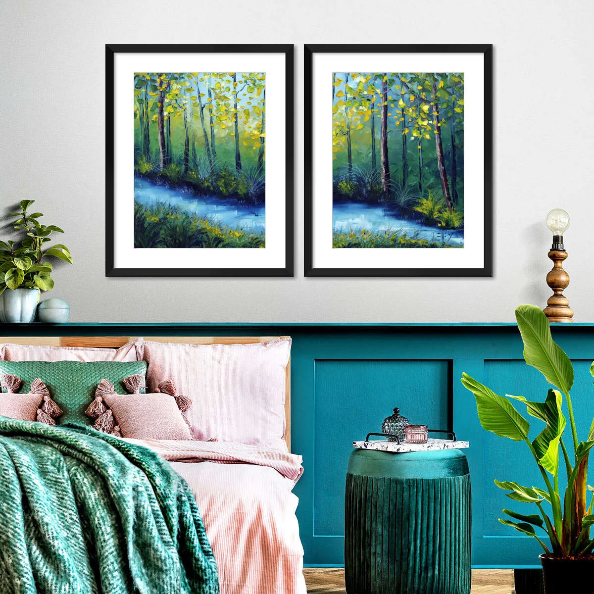 A Blue River Wall Art