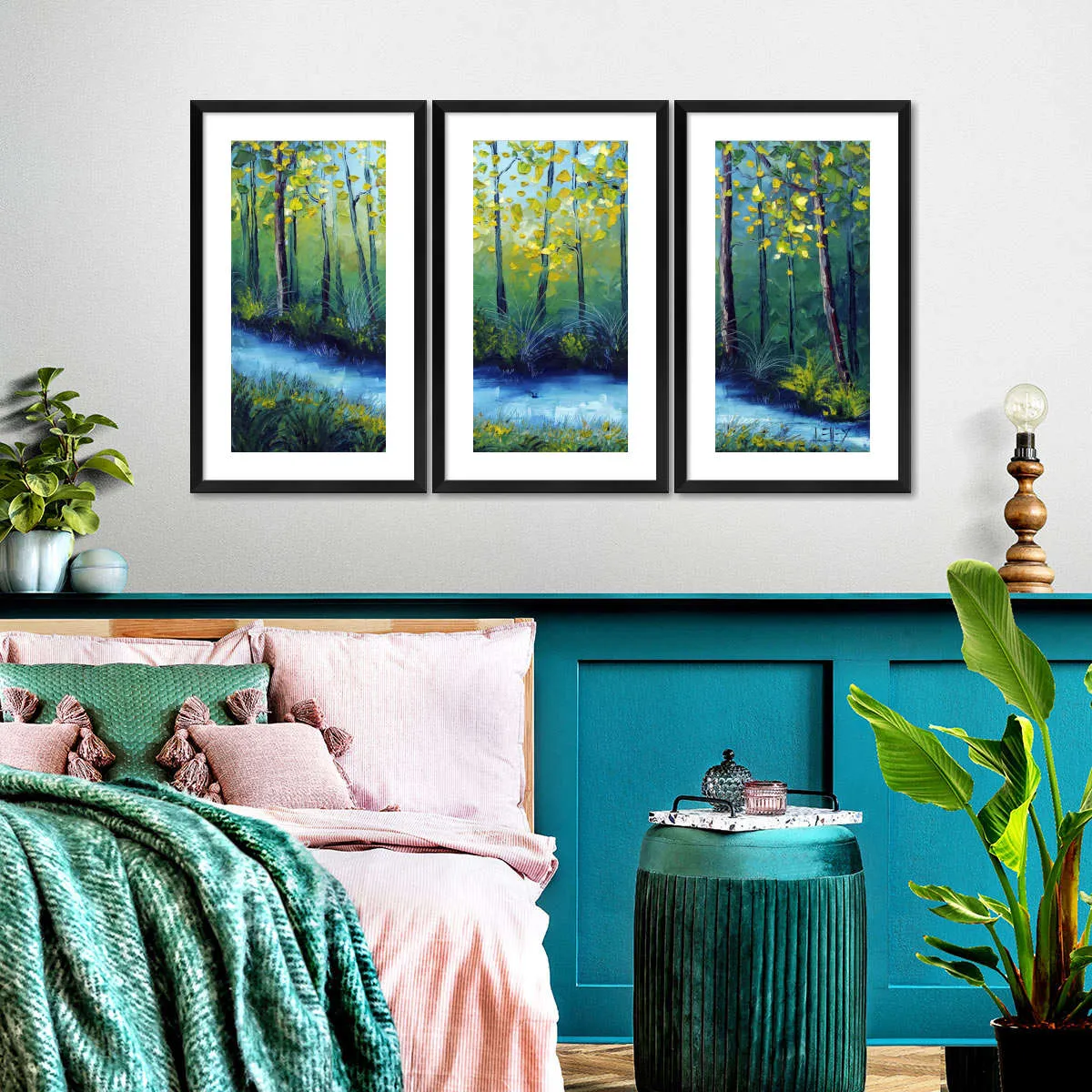 A Blue River Wall Art