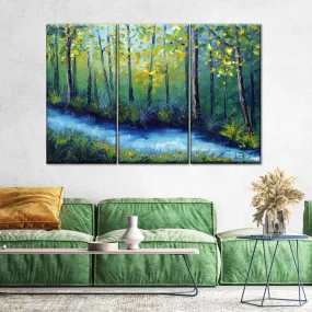 A Blue River Wall Art