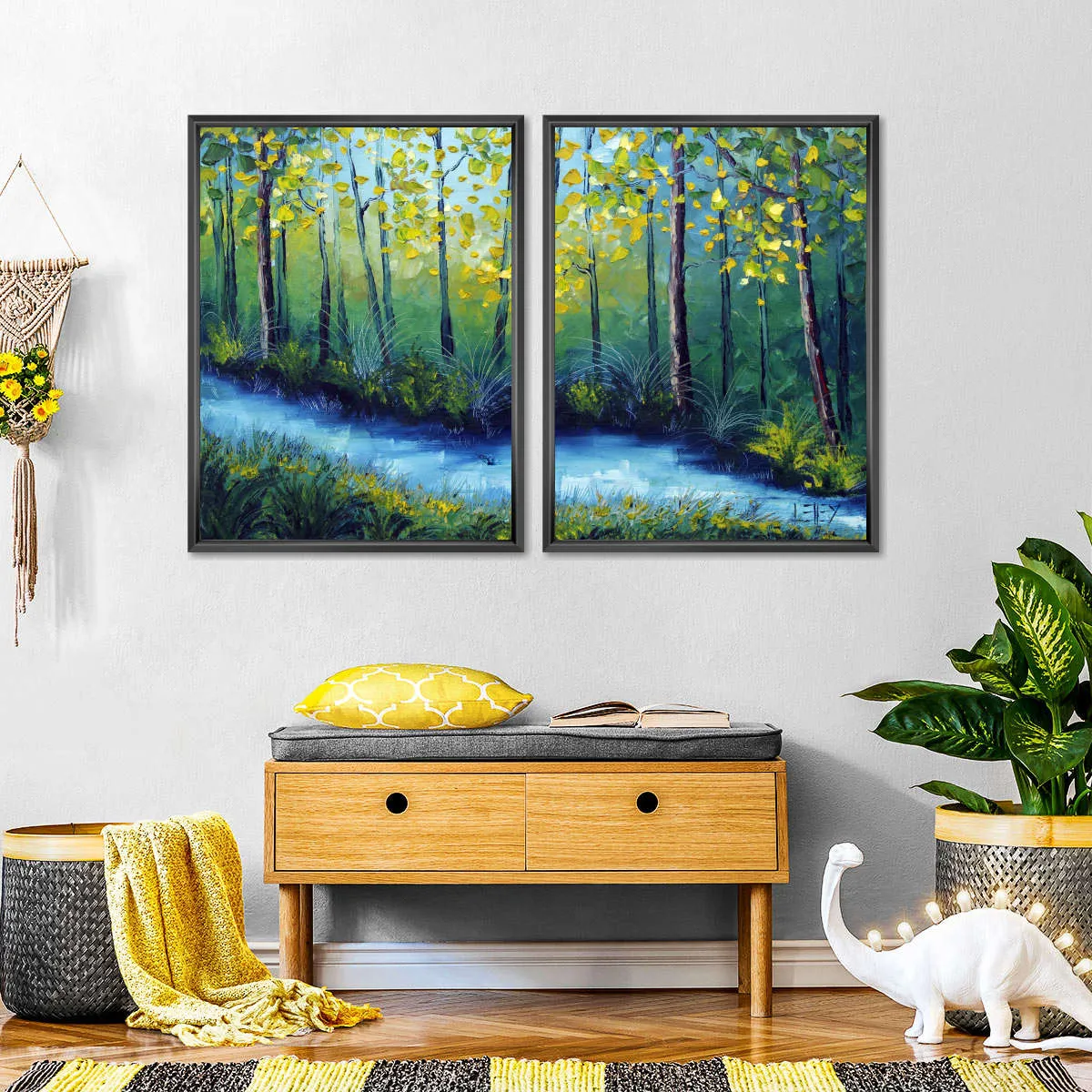 A Blue River Wall Art