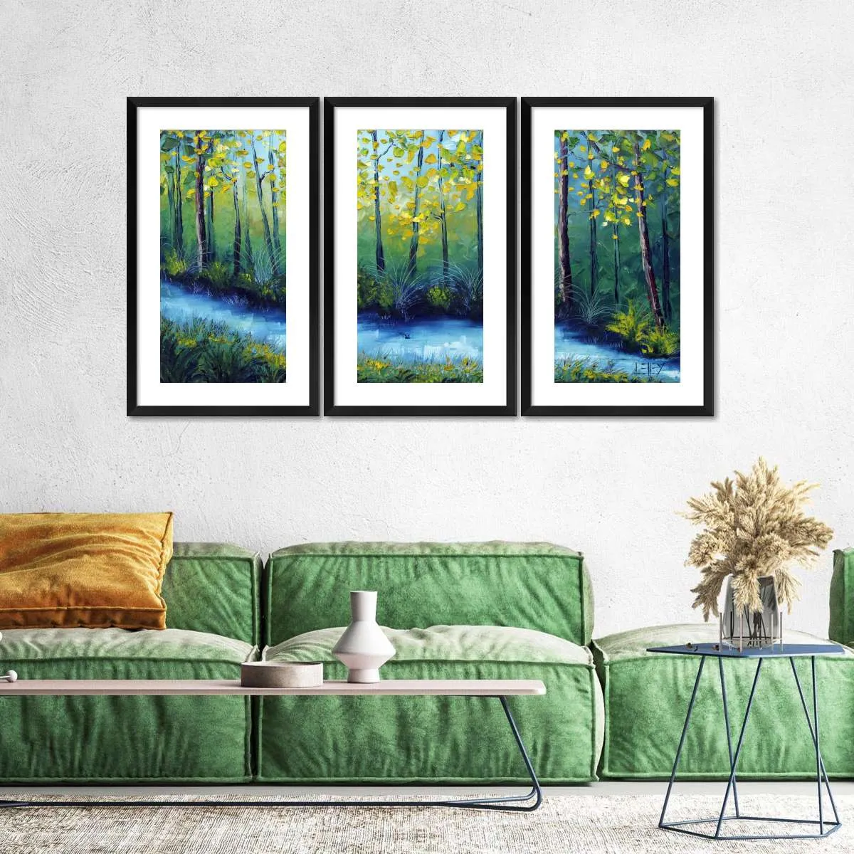 A Blue River Wall Art