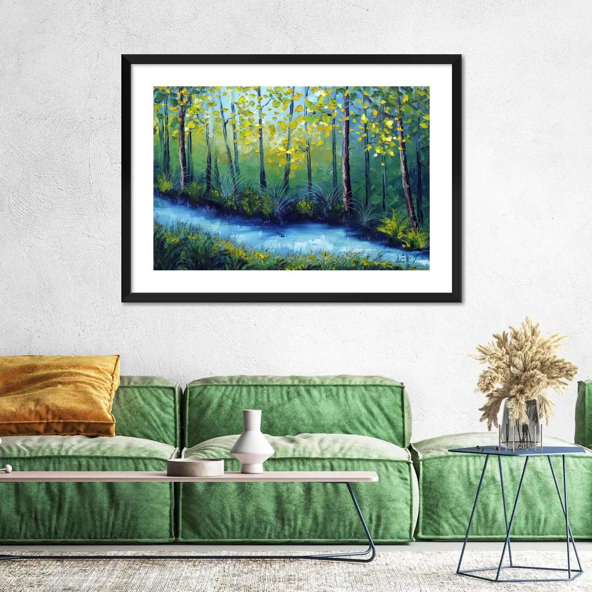 A Blue River Wall Art