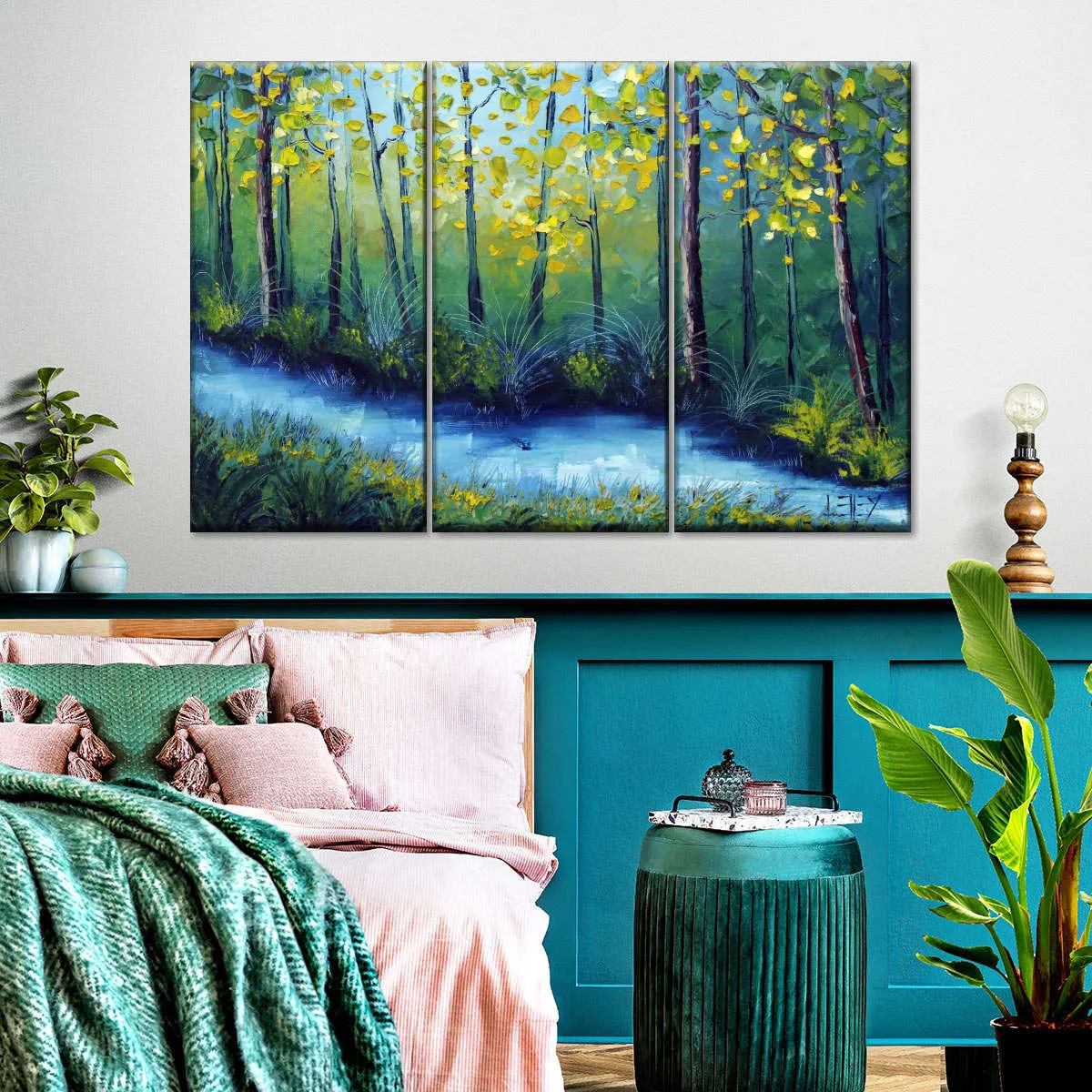 A Blue River Wall Art