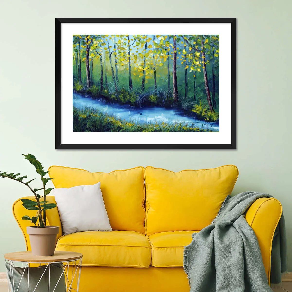 A Blue River Wall Art