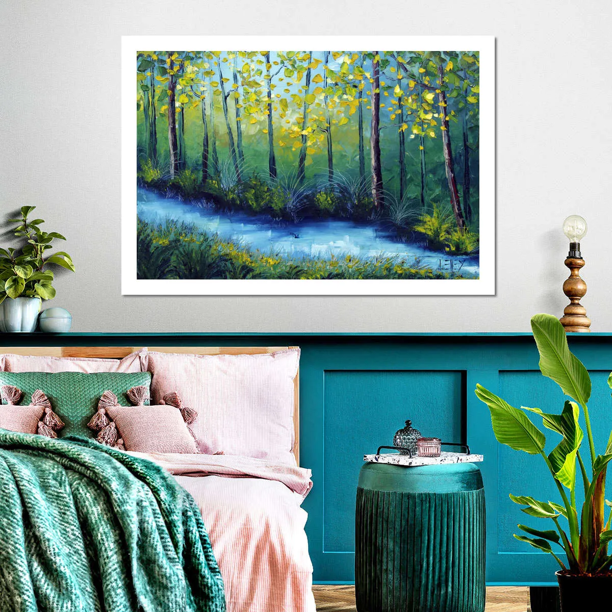 A Blue River Wall Art