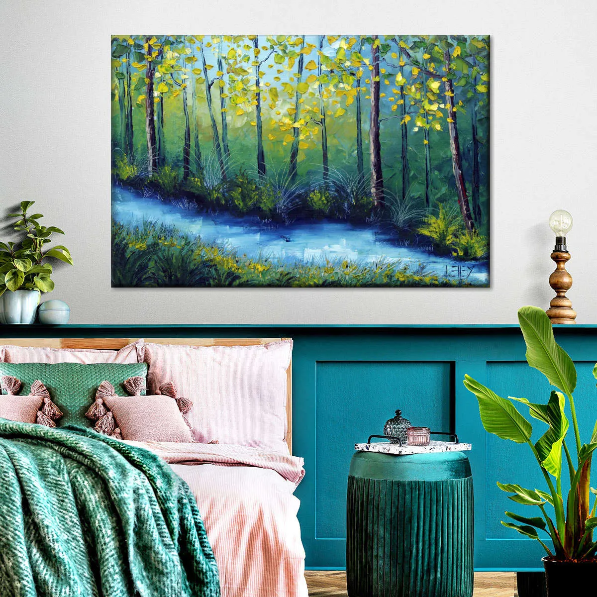 A Blue River Wall Art