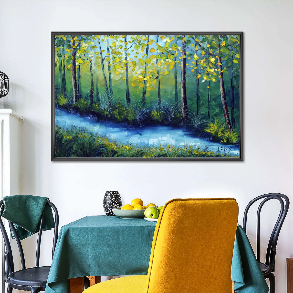 A Blue River Wall Art