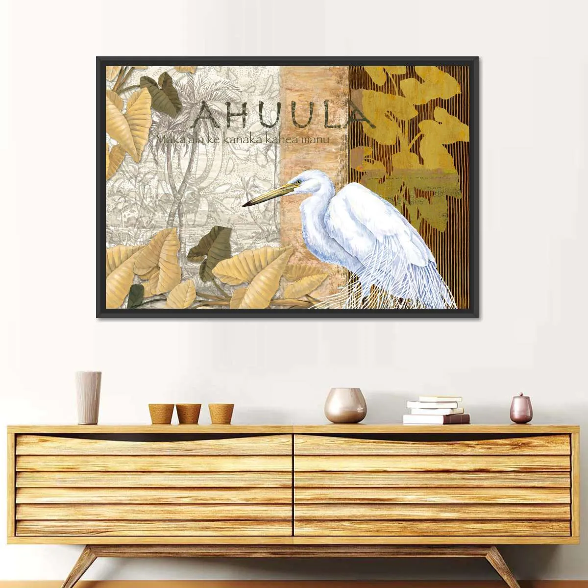 'Ahu 'Ula Feather Cloak Wall Art