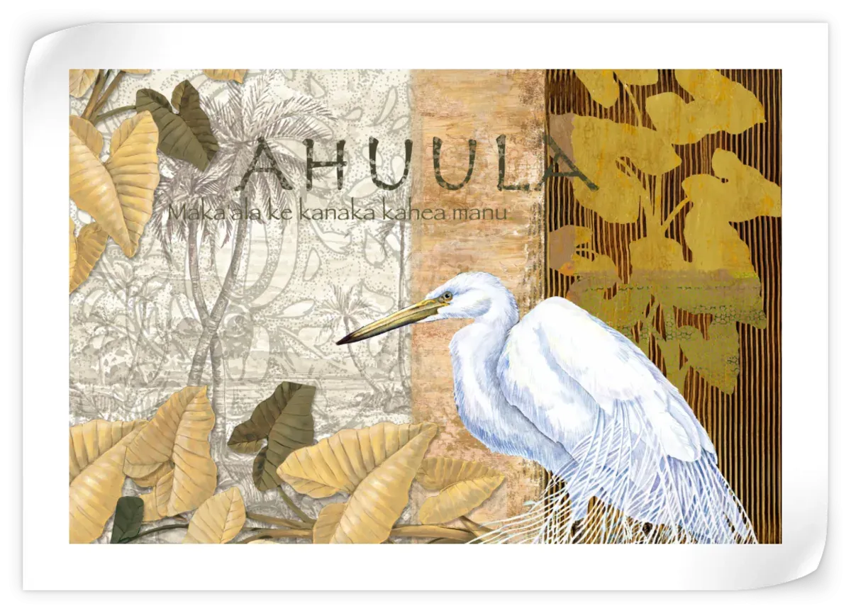 'Ahu 'Ula Feather Cloak Wall Art