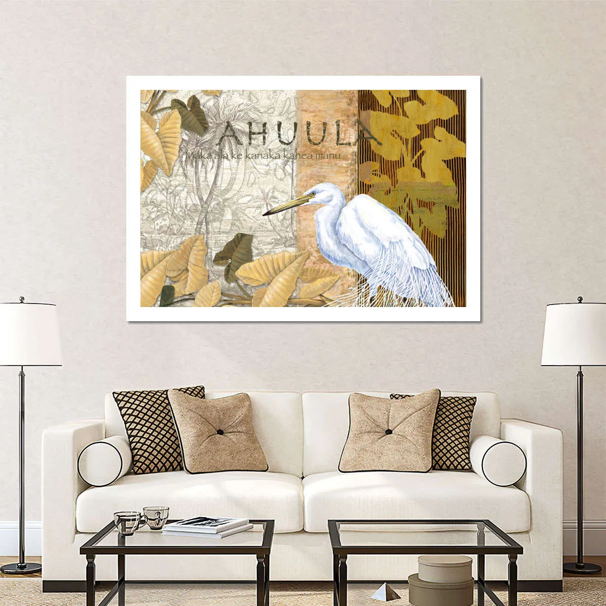 'Ahu 'Ula Feather Cloak Wall Art