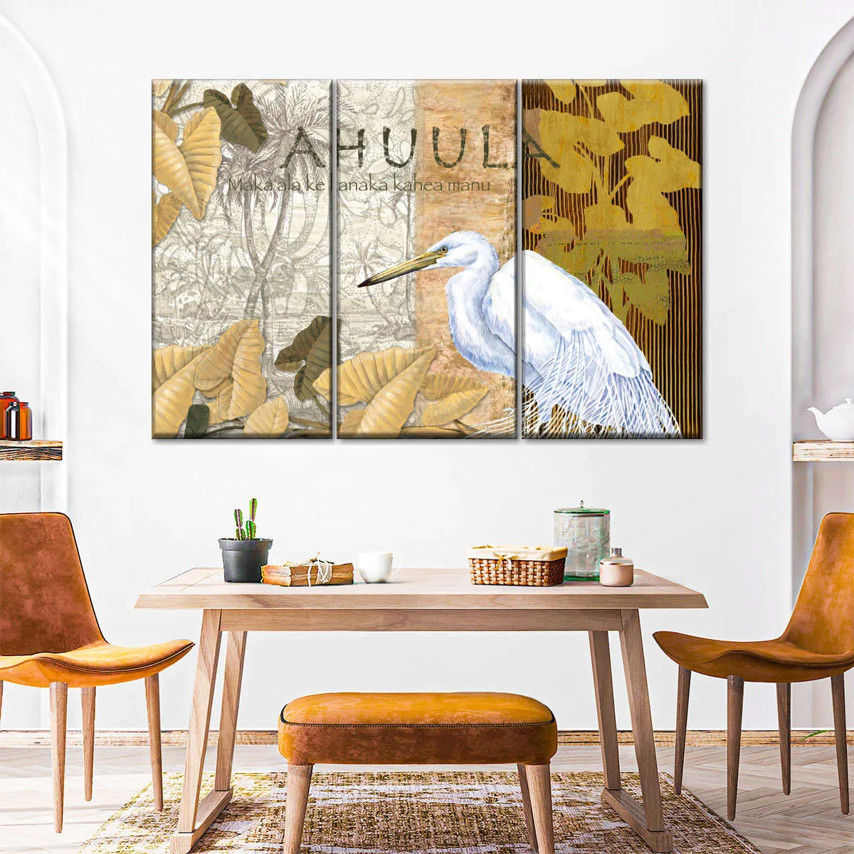 'Ahu 'Ula Feather Cloak Wall Art