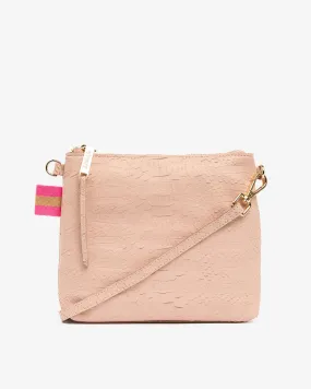 ALEXIS CROSSBODY BAG | Blush Snake