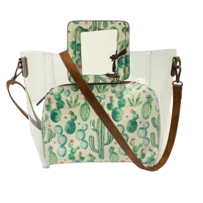 Angel Ranch Clear & Cactus 2-Piece Crossbody Bag Set  D330001402