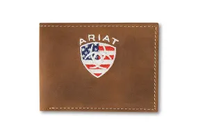 ARIAT BI-FOLD AMERICAN FLAG WALLET A35549217