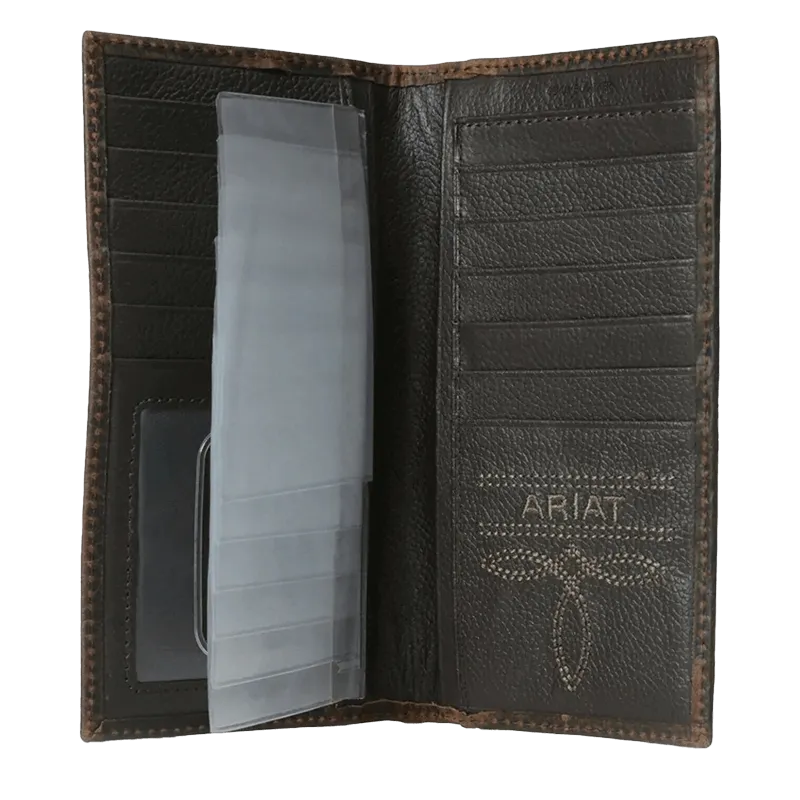 Ariat Performance Work Dark Copper Leather Checkbook