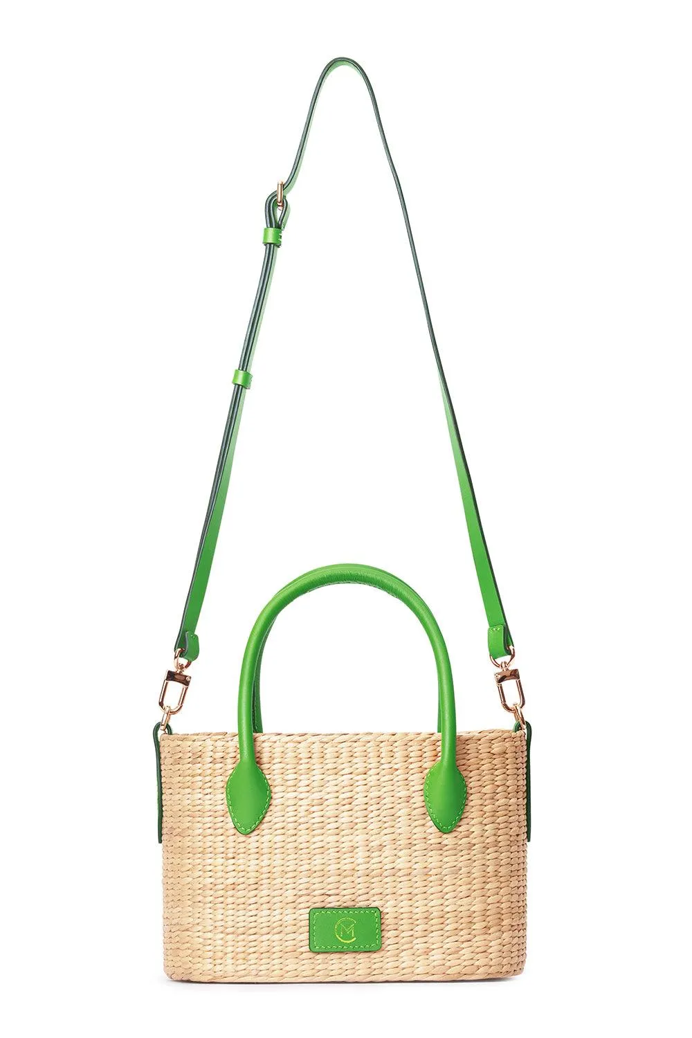 Ashima Zipper Water Hyacinth Fiber Bag