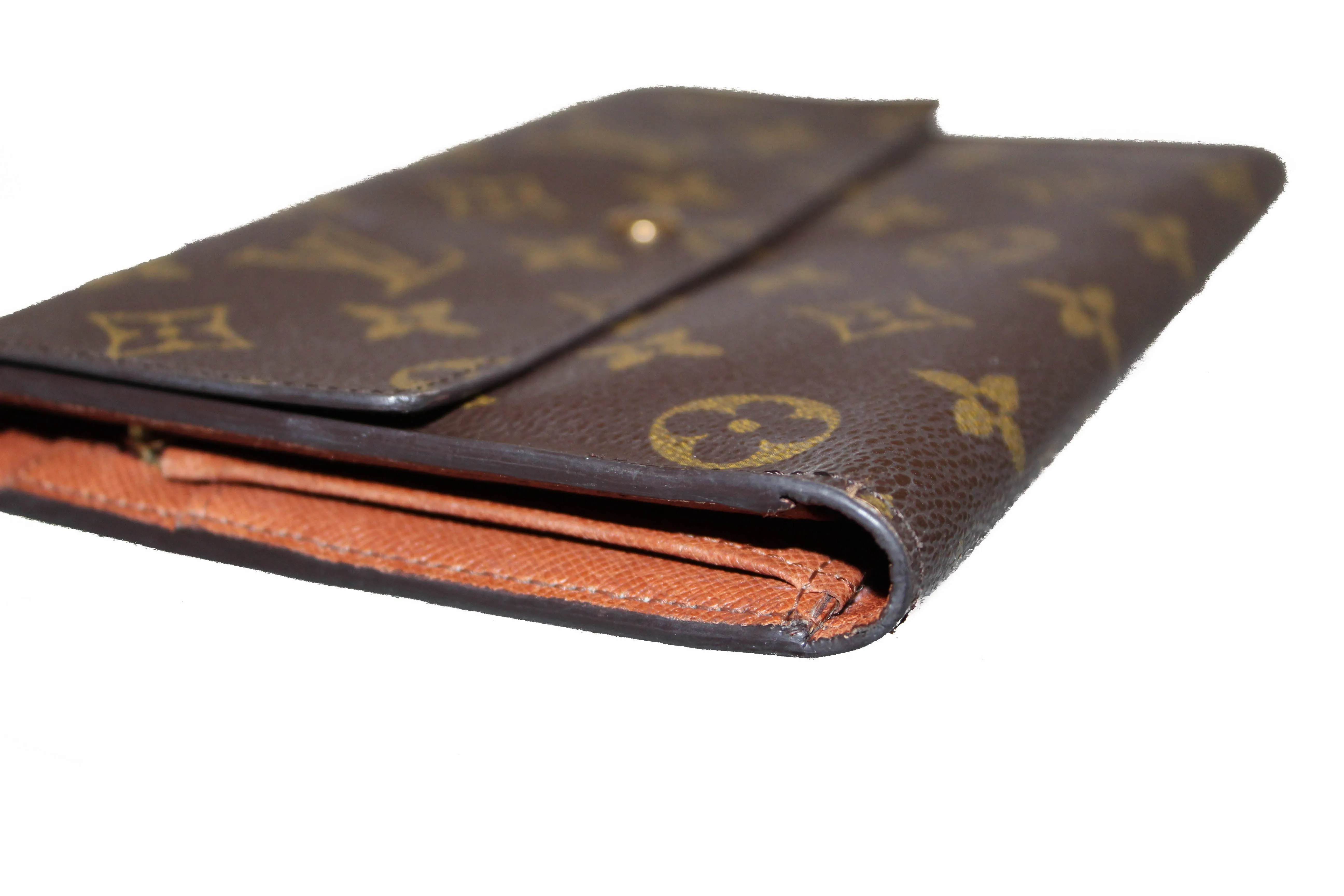 Authentic Louis Vuitton Classic Monogram Tri-Fold Wallet