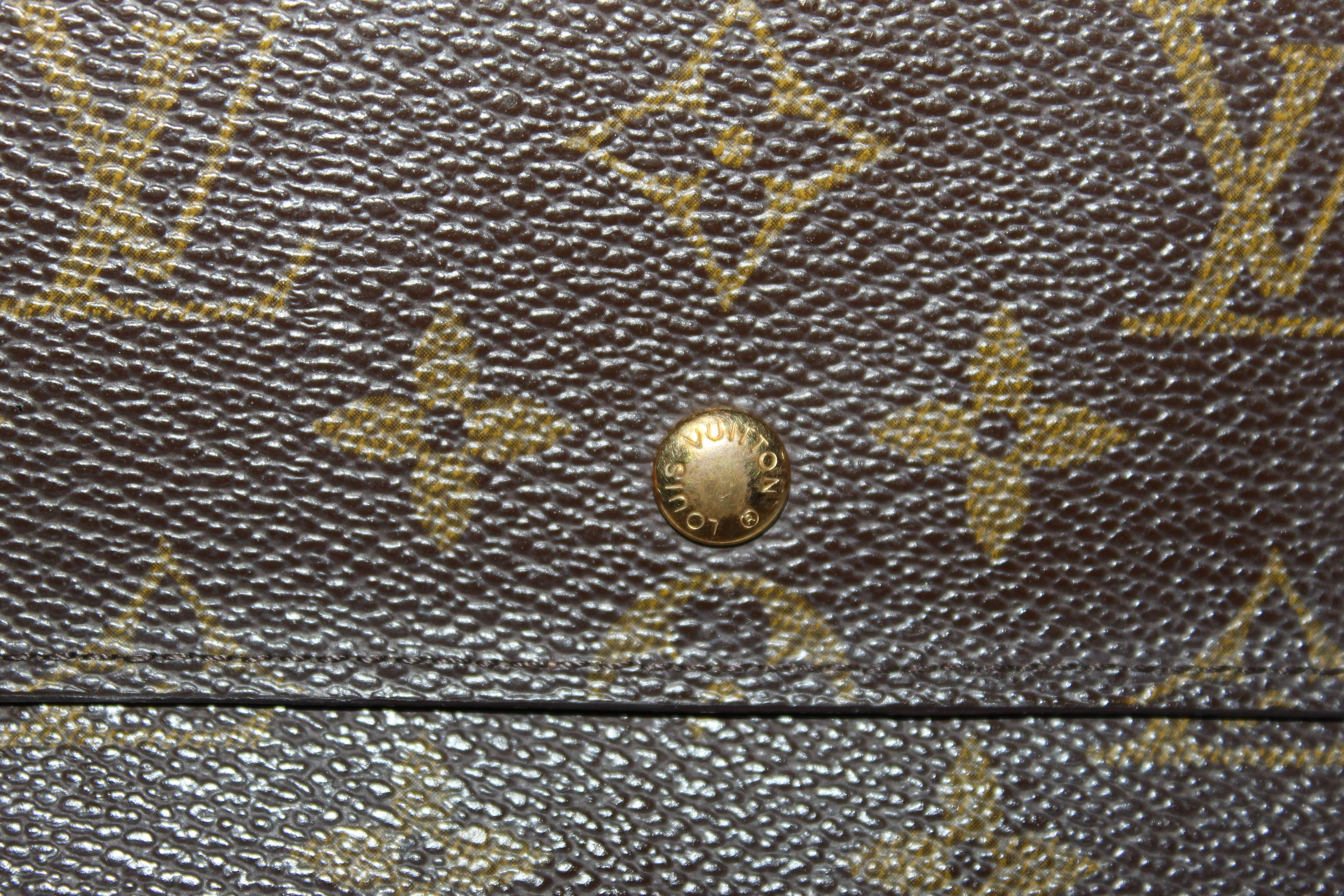 Authentic Louis Vuitton Classic Monogram Tri-Fold Wallet