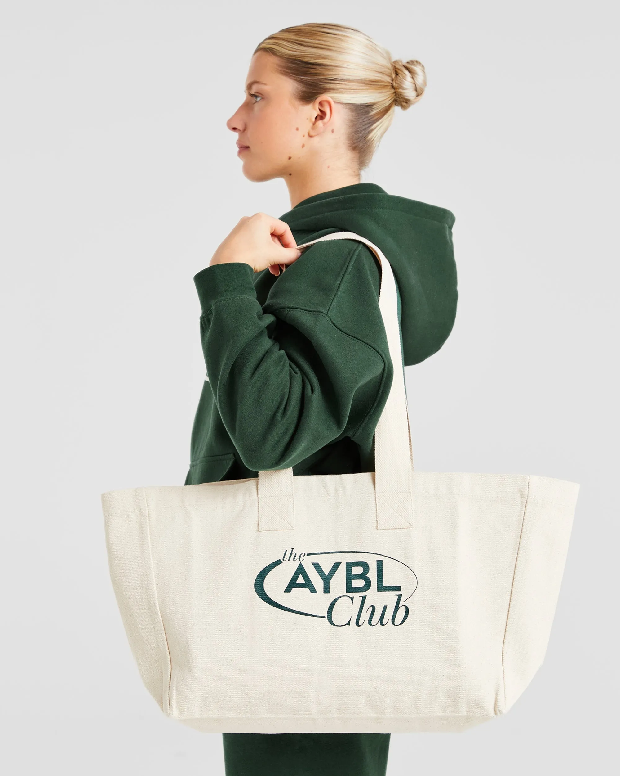 AYBL Club Tote Bag - Canvas/Green