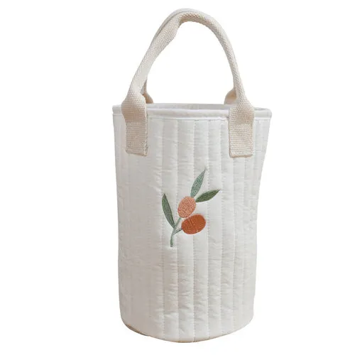 Baby Bottle Storage Embroidered Mommy Handbag