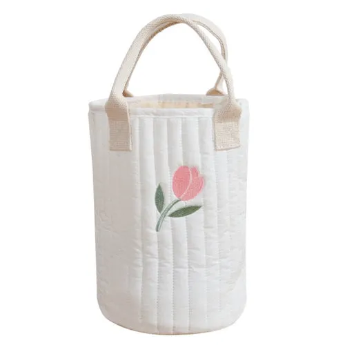 Baby Bottle Storage Embroidered Mommy Handbag