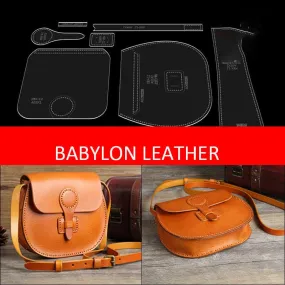 BABYLON™ Leather Saddle Bag for Women Gift Pattern XBX-12