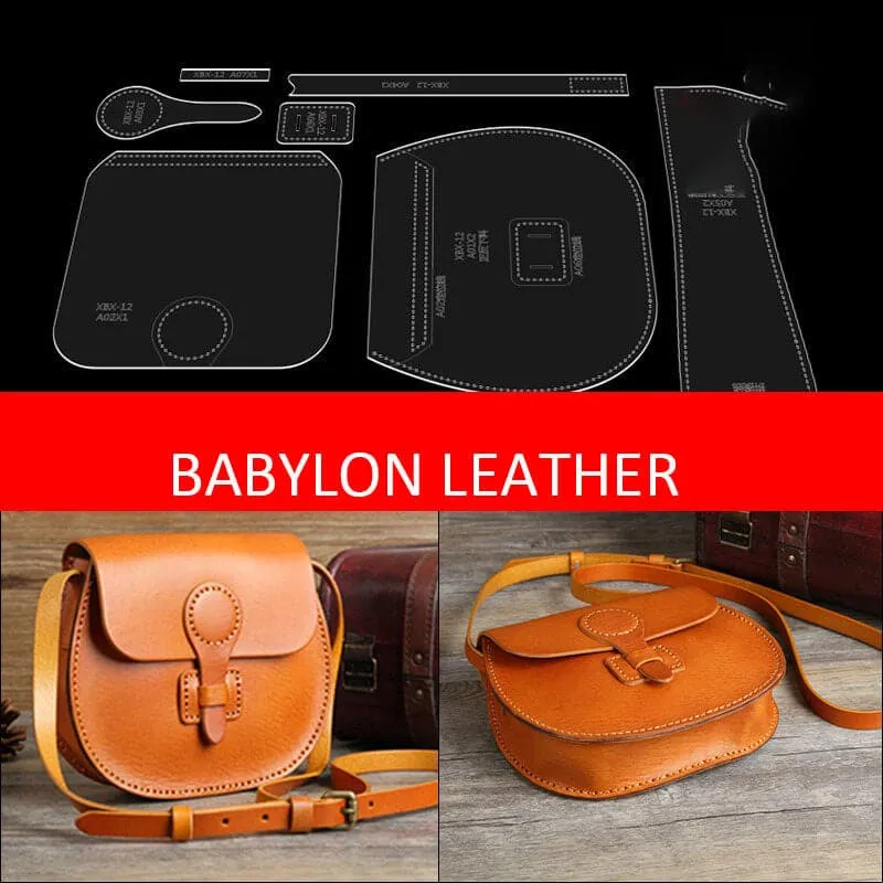 BABYLON™ Leather Saddle Bag for Women Gift Pattern XBX-12