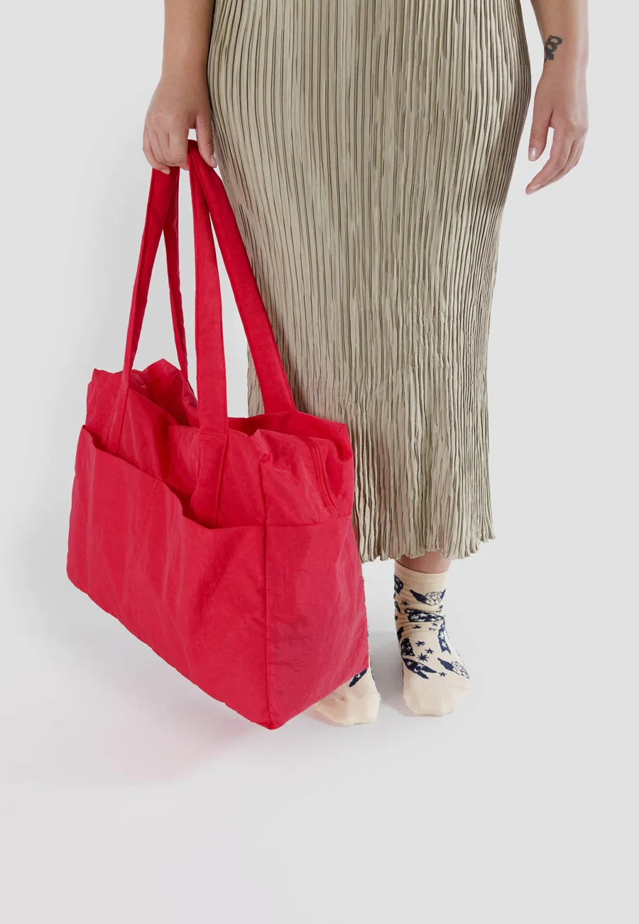 Baggu Cloud Carry-On Candy Apple