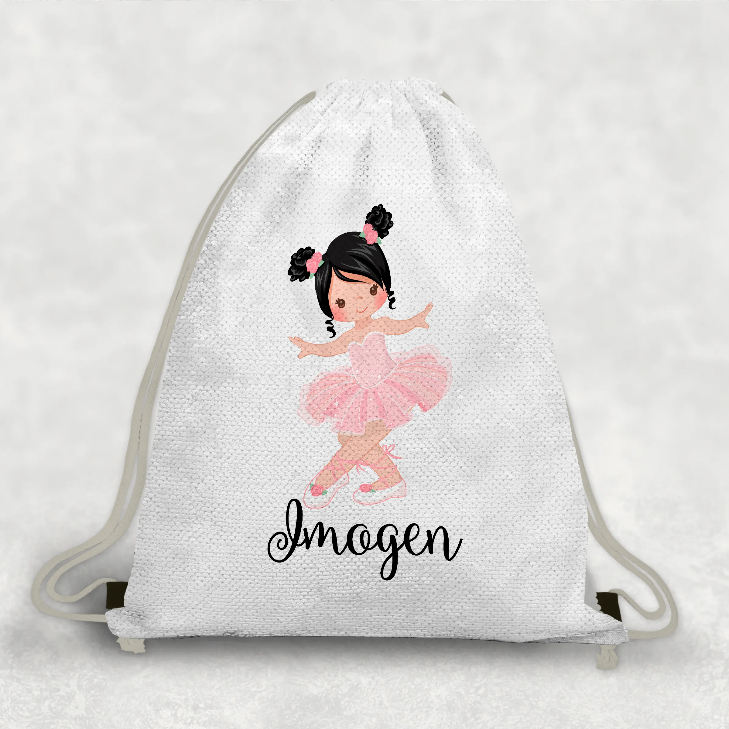 Ballet Personalised Mermaid Sequin PE School Bag