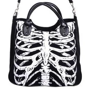 Banned Glow in the Dark Ribcage Bag