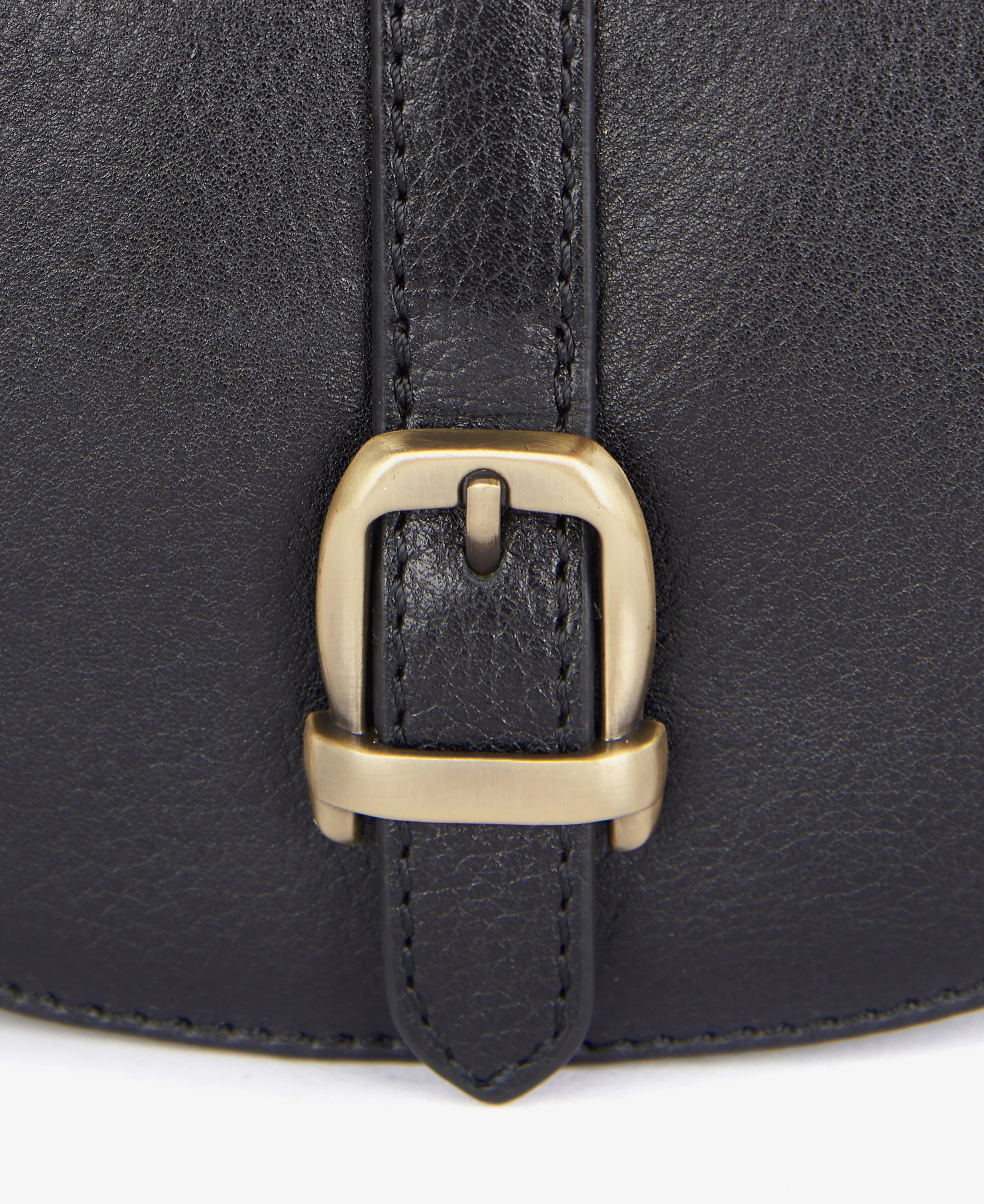 Barbour Laire Leather Saddle Bag