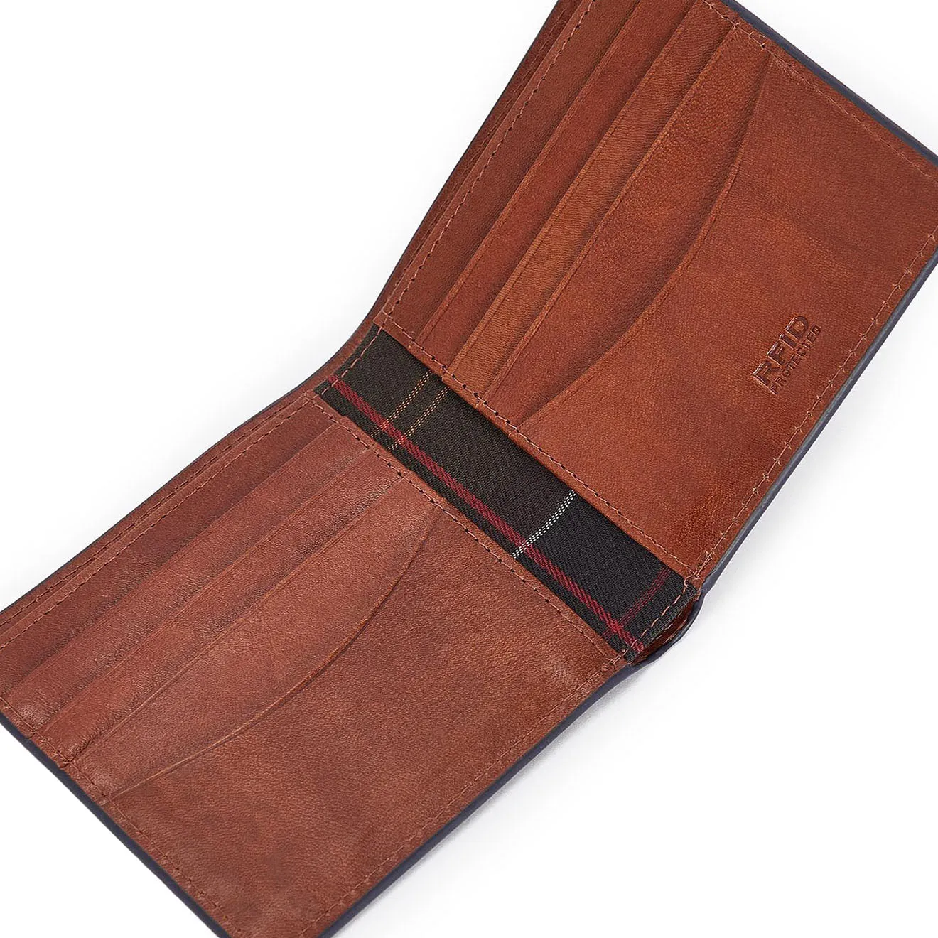 Barbour Torridon Leather Wallet Cognac