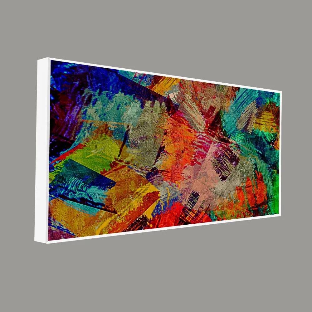 Beautiful Abstract Colorful Textured art Premium Canvas Wall Painting