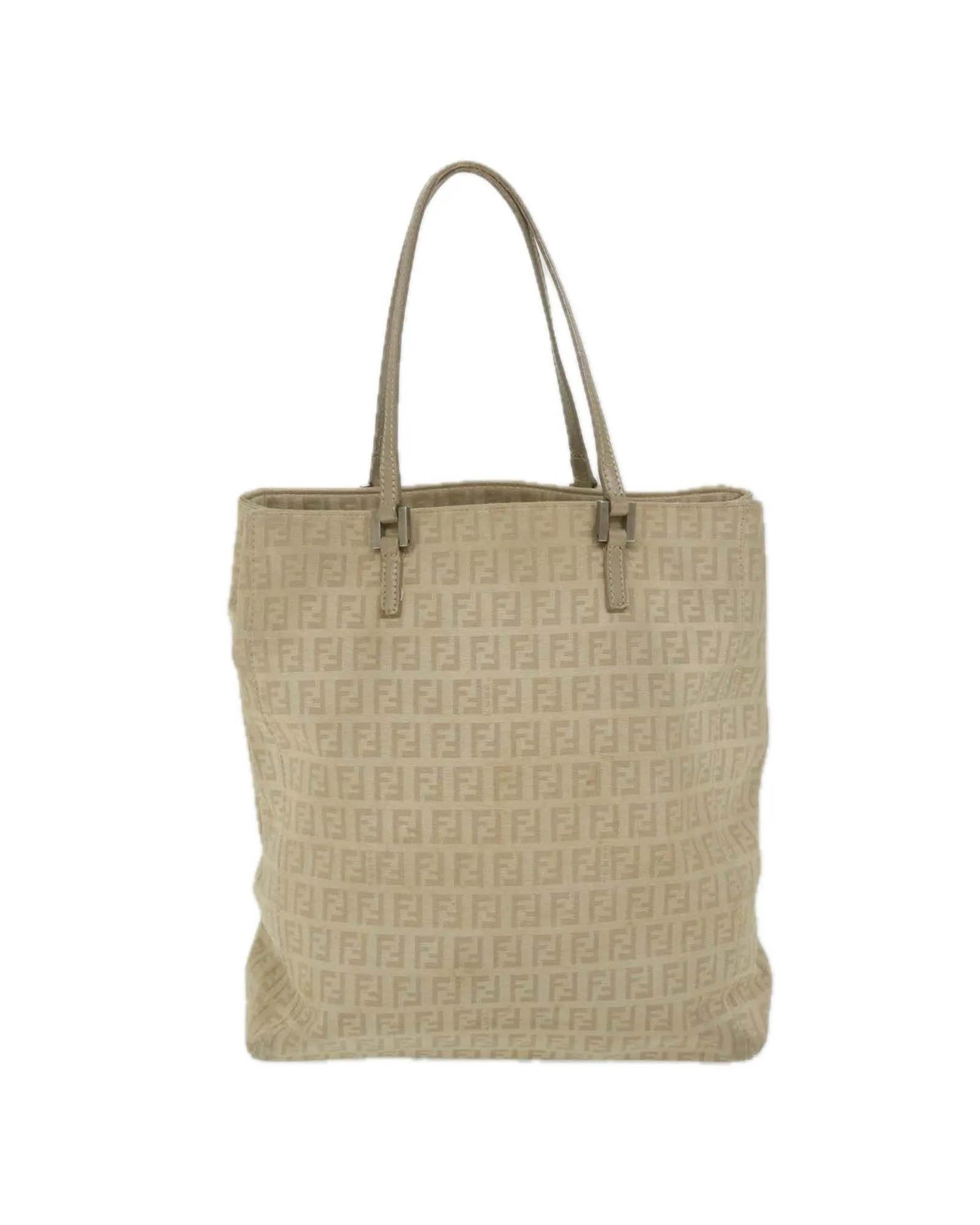 Beige Zucchino Canvas Tote Bag with Accessories - Made in Italy