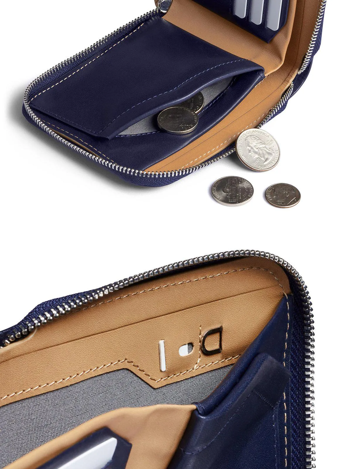 Bellroy Zip Wallet Navy RFID