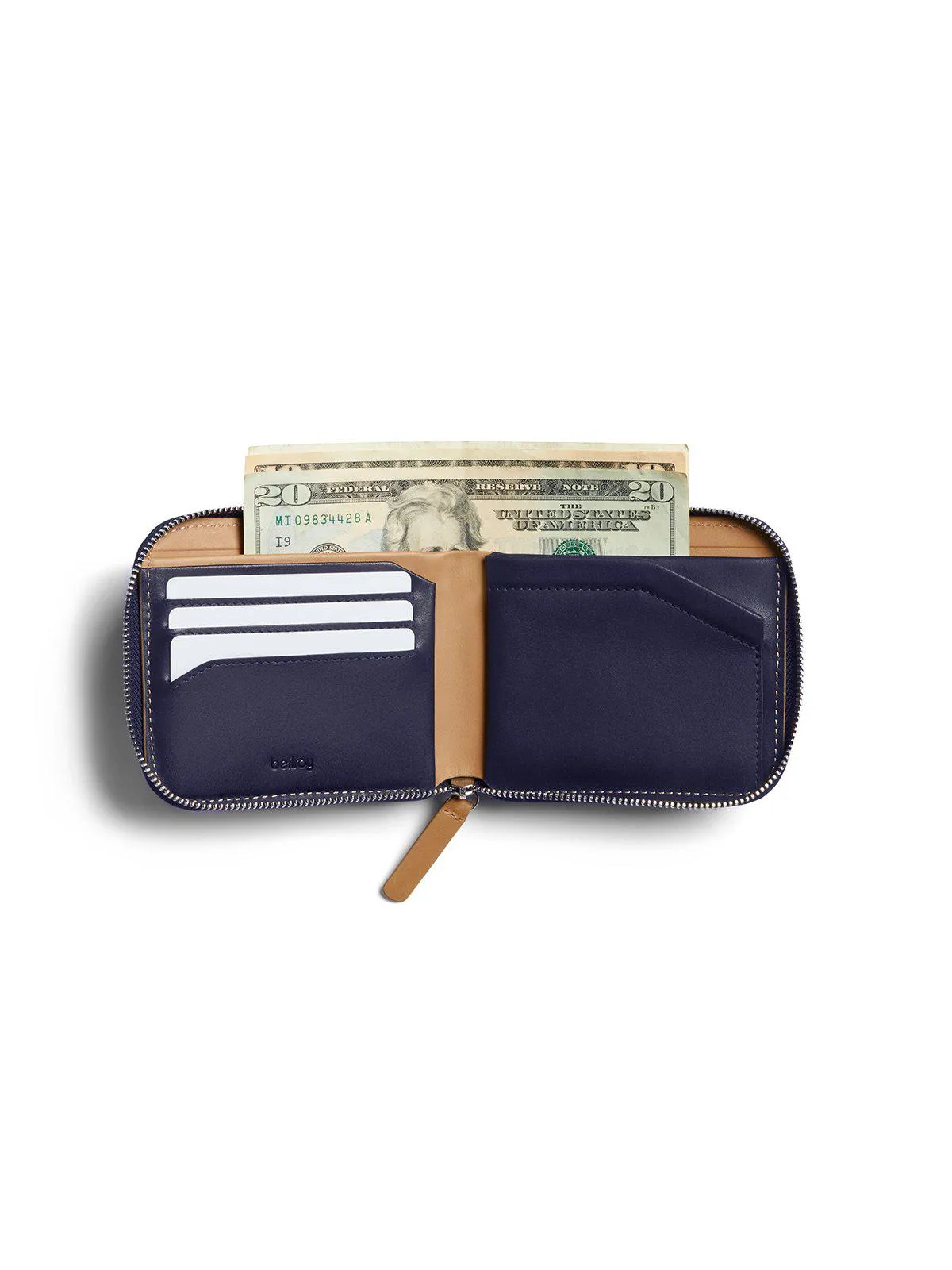 Bellroy Zip Wallet Navy RFID