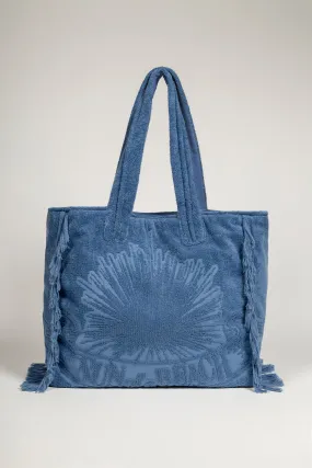 Blue | Terry Tote Beach Bag