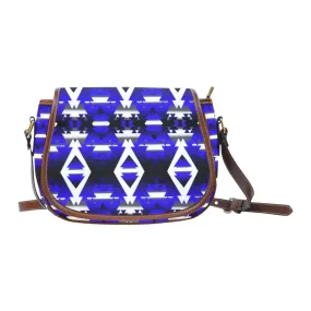 Blue Winter Camp Saddle Bag/Small