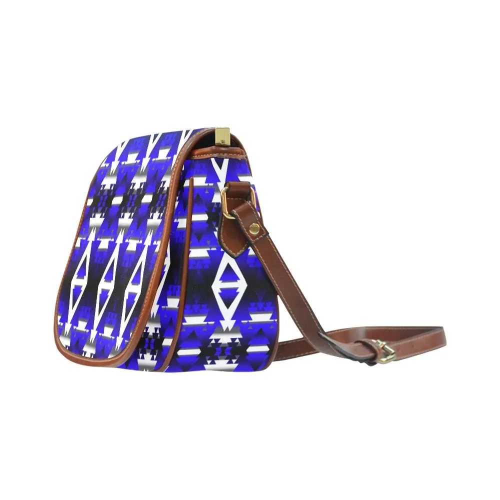 Blue Winter Camp Saddle Bag/Small